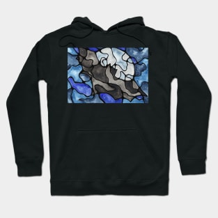 Abstract Bat Hoodie